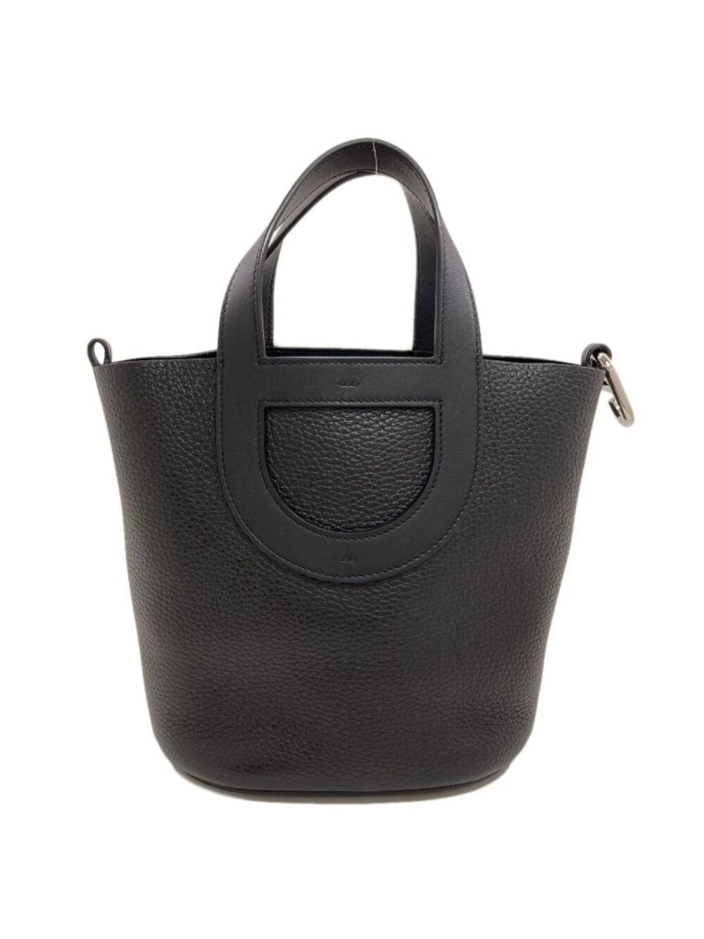Hermes In The Loop Silver Handbag Taurillon